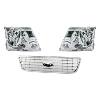 TruParts® - 3-Piece Kit (Driver and Passenger Side Headlights, Grille) (Standard Line)