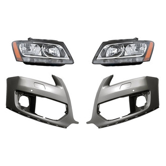 TruParts® - 4-Piece Kit (Driver and Passenger Side Headlights, Front Driver and Passenger Side Bumper Covers) (Standard Line)