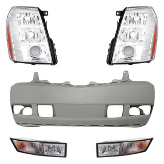 TruParts® - 5-Piece Kit (Driver and Passenger Side Headlights, Front Bumper Cover, Driver and Passenger Side Fog Lights) (Standard Line)