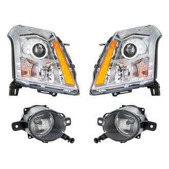TruParts® - 4-Piece Kit (Driver and Passenger Side Headlights, Driver and Passenger Side Fog Lights) (Standard Line)