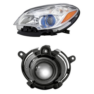 TruParts® - 2-Piece Kit (Driver Side Headlight, Driver Side Fog Light) (Standard Line)