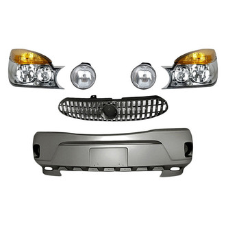 TruParts® - 6-Piece Kit (Driver and Passenger Side Headlights, Front Bumper Cover, Grille, Driver and Passenger Side Fog Lights) (Standard Line)