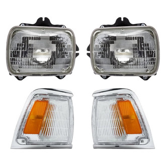 TruParts® - 4-Piece Kit (Driver and Passenger Side Headlights, Driver and Passenger Side Turn Signal/Corner Lights) (Standard Line)