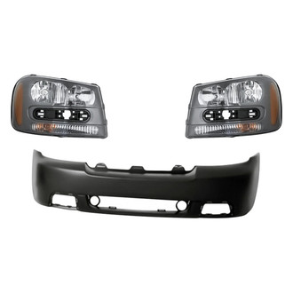TruParts® - 3-Piece Kit (Driver and Passenger Side Headlights, Front Bumper Cover) (Standard Line)