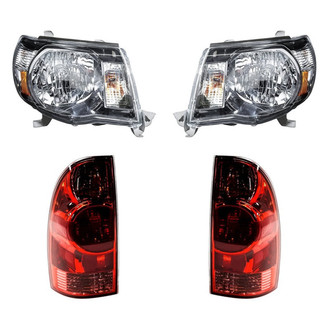 TruParts® - 4-Piece Kit (Driver and Passenger Side Headlights, Driver and Passenger Side Tail Lights) (Standard Line)