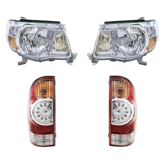 TruParts® - 4-Piece Kit (Driver and Passenger Side Headlights, Driver and Passenger Side Tail Lights) (Standard Line)