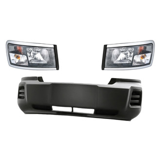 TruParts® - 3-Piece Kit (Driver and Passenger Side Headlights, Front Bumper Cover) (Standard Line)