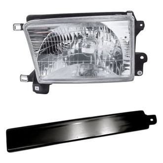 TruParts® - 2-Piece Kit (Driver Side Headlight, Front Driver Side Bumper Grille Filler) (Standard Line)