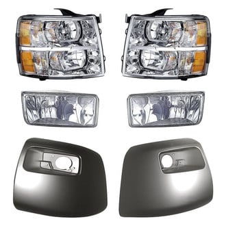 TruParts® - 6-Piece Kit (Driver and Passenger Side Headlights, Front Driver and Passenger Side Bumper Ends, Driver and Passenger Side Fog Lights) (Standard Line)