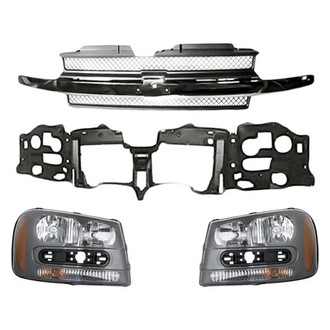 TruParts® - 4-Piece Kit (Driver and Passenger Side Headlights, Grille, Header Panel) (Standard Line)