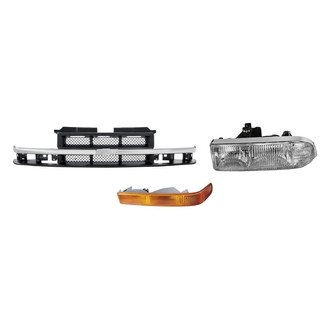 TruParts® - 3-Piece Kit (Driver Side Headlight, Grille, Driver Side Turn Signal/Parking Light) (Standard Line)