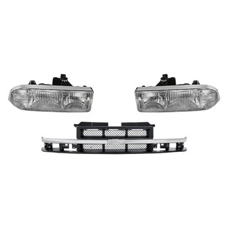 TruParts® - 3-Piece Kit (Driver and Passenger Side Headlights, Grille) (Standard Line)