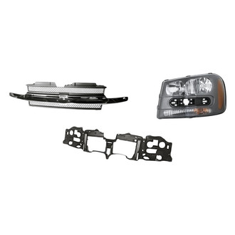 TruParts® - 3-Piece Kit (Driver Side Headlight, Grille, Header Panel) (Standard Line)