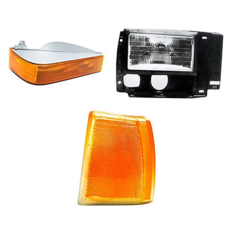 TruParts® - 3-Piece Kit (Passenger Side Headlight, Passenger Side Turn Signal/Corner Light, Passenger Side Turn Signal/Parking Light) (Standard Line)