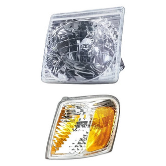 TruParts® - 2-Piece Kit (Driver Side Headlight, Driver Side Turn Signal/Corner Light) (Standard Line)