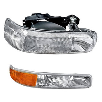 TruParts® - 2-Piece Kit (Passenger Side Headlight, Passenger Side Turn Signal/Parking Light) (Standard Line)