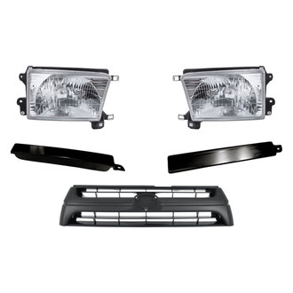 TruParts® - 5-Piece Kit (Driver and Passenger Side Headlights, Front Driver and Passenger Side Bumper Grille Fillers, Grille) (Standard Line)