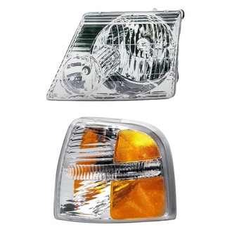 TruParts® - 2-Piece Kit (Driver Side Headlight, Driver Side Turn Signal/Corner Light) (Standard Line)