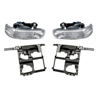 TruParts® - 4-Piece Kit (Driver and Passenger Side Headlights, Driver and Passenger Side Headlight Supports) (Standard Line)