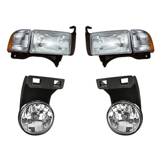 TruParts® - 4-Piece Kit (Driver and Passenger Side Headlights, Driver and Passenger Side Fog Lights) (Standard Line)