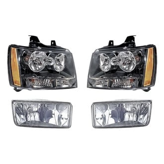 TruParts® - 4-Piece Kit (Driver and Passenger Side Headlights, Driver and Passenger Side Fog Lights) (Standard Line)