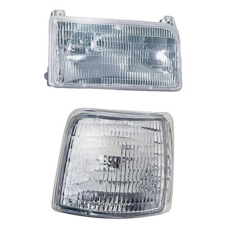 TruParts® - 2-Piece Kit (Passenger Side Headlight, Passenger Side Marker Light) (Standard Line)