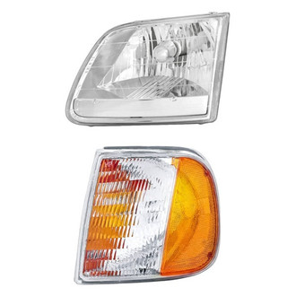 TruParts® - 2-Piece Kit (Driver Side Headlight, Driver Side Turn Signal/Corner Light) (Standard Line)