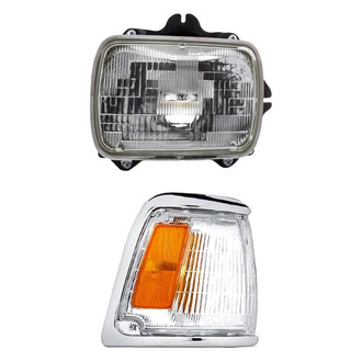TruParts® - 2-Piece Kit (Passenger Side Headlight, Passenger Side Turn Signal/Corner Light) (Standard Line)