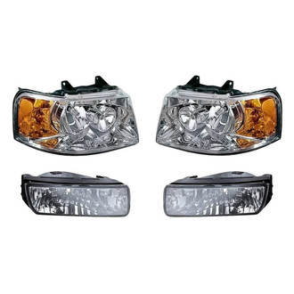 TruParts® - 4-Piece Kit (Driver and Passenger Side Headlights, Driver and Passenger Side Fog Lights) (Standard Line)