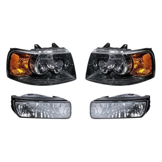 TruParts® - 4-Piece Kit (Driver and Passenger Side Headlights, Driver and Passenger Side Fog Lights) (Standard Line)