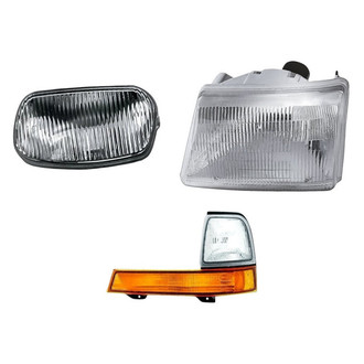 TruParts® - 3-Piece Kit (Driver Side Headlight, Driver Side Fog Light, Driver Side Turn Signal/Parking Light) (Standard Line)