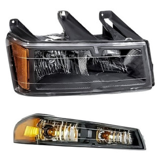 TruParts® - 2-Piece Kit (Passenger Side Headlight, Passenger Side Turn Signal/Parking Light) (Standard Line)