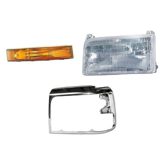 TruParts® - 3-Piece Kit (Driver Side Headlight, Driver Side Headlight Bezel, Driver Side Turn Signal/Parking Light) (Standard Line)