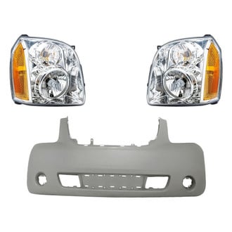 TruParts® - 3-Piece Kit (Driver and Passenger Side Headlights, Front Bumper Cover) (Standard Line)