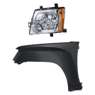 TruParts® - 2-Piece Kit (Driver Side Headlight, Front Driver Side Fender) (Standard Line)