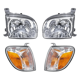 TruParts® - 4-Piece Kit (Driver and Passenger Side Headlights, Driver and Passenger Side Turn Signal/Corner Lights) (Standard Line)