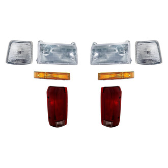 TruParts® - 8-Piece Kit (Driver and Passenger Side Headlights, Driver and Passenger Side Tail Lights, Driver and Passenger Side Turn Signal/Corner Lights, Driver and Passenger Side Turn Signal/Parking Lights ) (Standard Line)