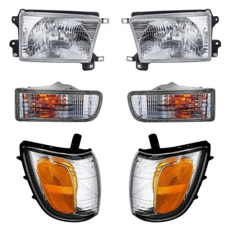 TruParts® - 6-Piece Kit (Driver and Passenger Side Headlights, Driver and Passenger Side Turn Signal/Corner Lights, Driver and Passenger Side Turn Signal/Parking Lights) (Standard Line)