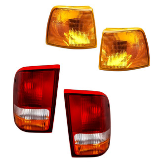 TruParts® - Driver and Passenger Side Replacement 4-Piece Kit (Driver and Passenger Side Tail Lights, Driver and Passenger Side Turn Signal/Corner Lights) (Standard Line)