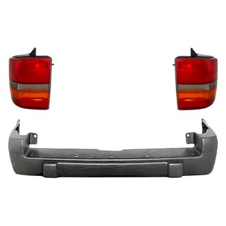 TruParts® - Driver and Passenger Side Replacement 3-Piece Kit (Driver and Passenger Side Tail Lights, Rear Bumper Cover) (Standard Line)