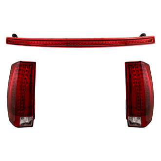 TruParts® - Driver and Passenger Side Replacement 3-Piece Kit (Driver and Passenger Side Tail Lights, 3rd Brake Light) (Standard Line)