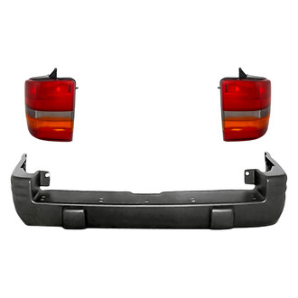TruParts® - Driver and Passenger Side Replacement 3-Piece Kit (Driver and Passenger Side Tail Lights, Rear Bumper Cover) (Standard Line)