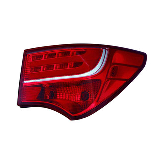 TruParts® - Passenger Side Outer Replacement Tail Light (CAPA Certified)