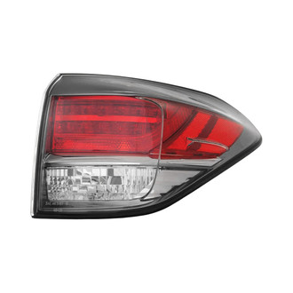 TruParts® - Passenger Side Outer Replacement Tail Light Lens and Housing (CAPA Certified)