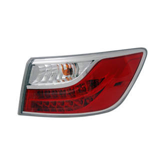 TruParts® - Passenger Side Outer Replacement Tail Light (CAPA Certified)