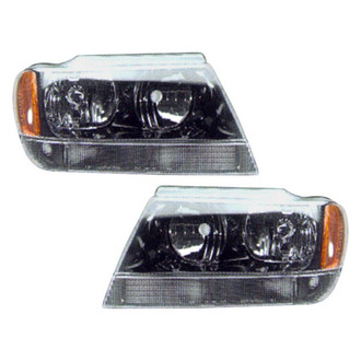TruParts® - Driver and Passenger Side Replacement Headlight Set (CAPA Certified)