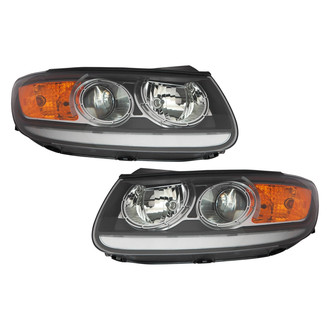 TruParts® - Driver and Passenger Side Replacement Headlight Set (CAPA Certified)