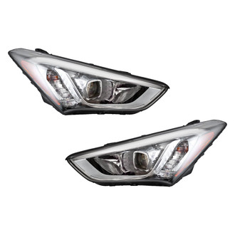 TruParts® - Driver and Passenger Side Replacement Headlight Set (CAPA Certified)