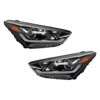 TruParts® - Driver and Passenger Side Replacement Headlight Set (CAPA Certified)
