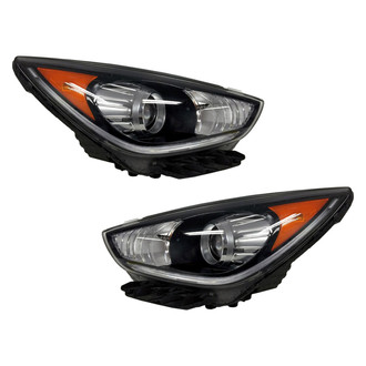 TruParts® - Driver and Passenger Side Replacement Headlight Set (CAPA Certified)